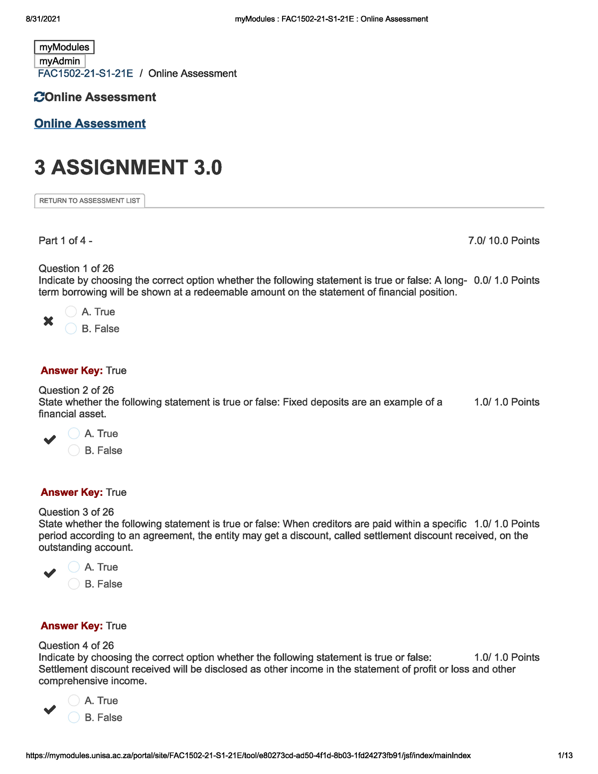 fac1501 assignment 5 answers 2022