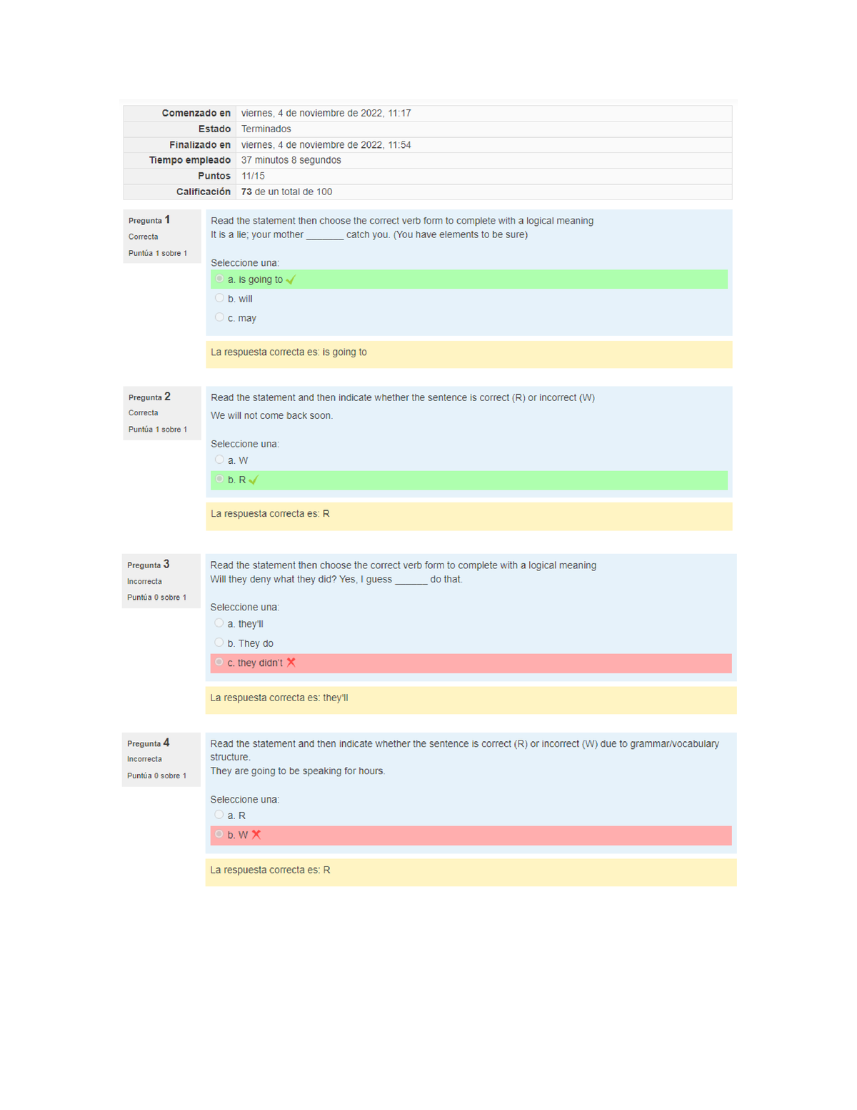 assignment 1 questionnaire u1 idioma extranjero 3