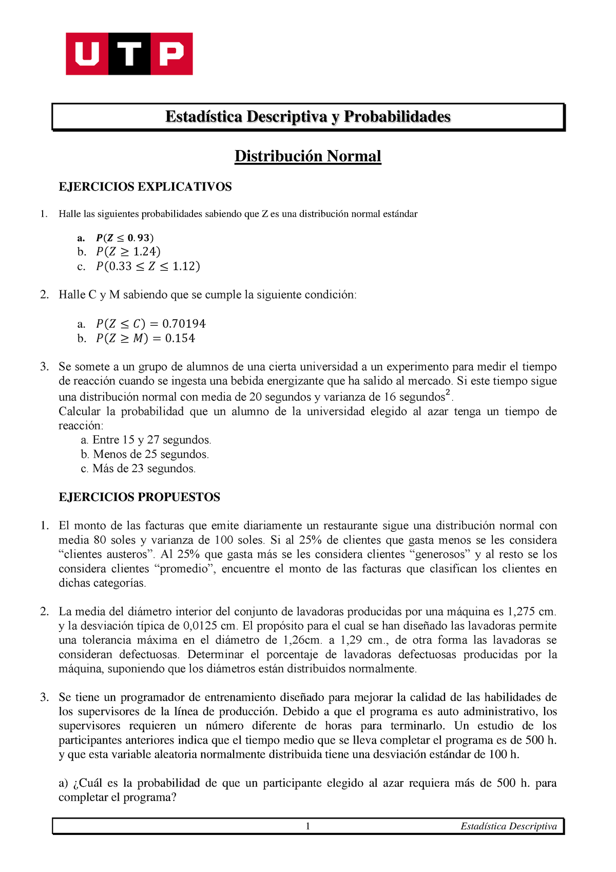 S13.s1 - Ejercicios Propuestos - Estadística Descriptiva Y ...