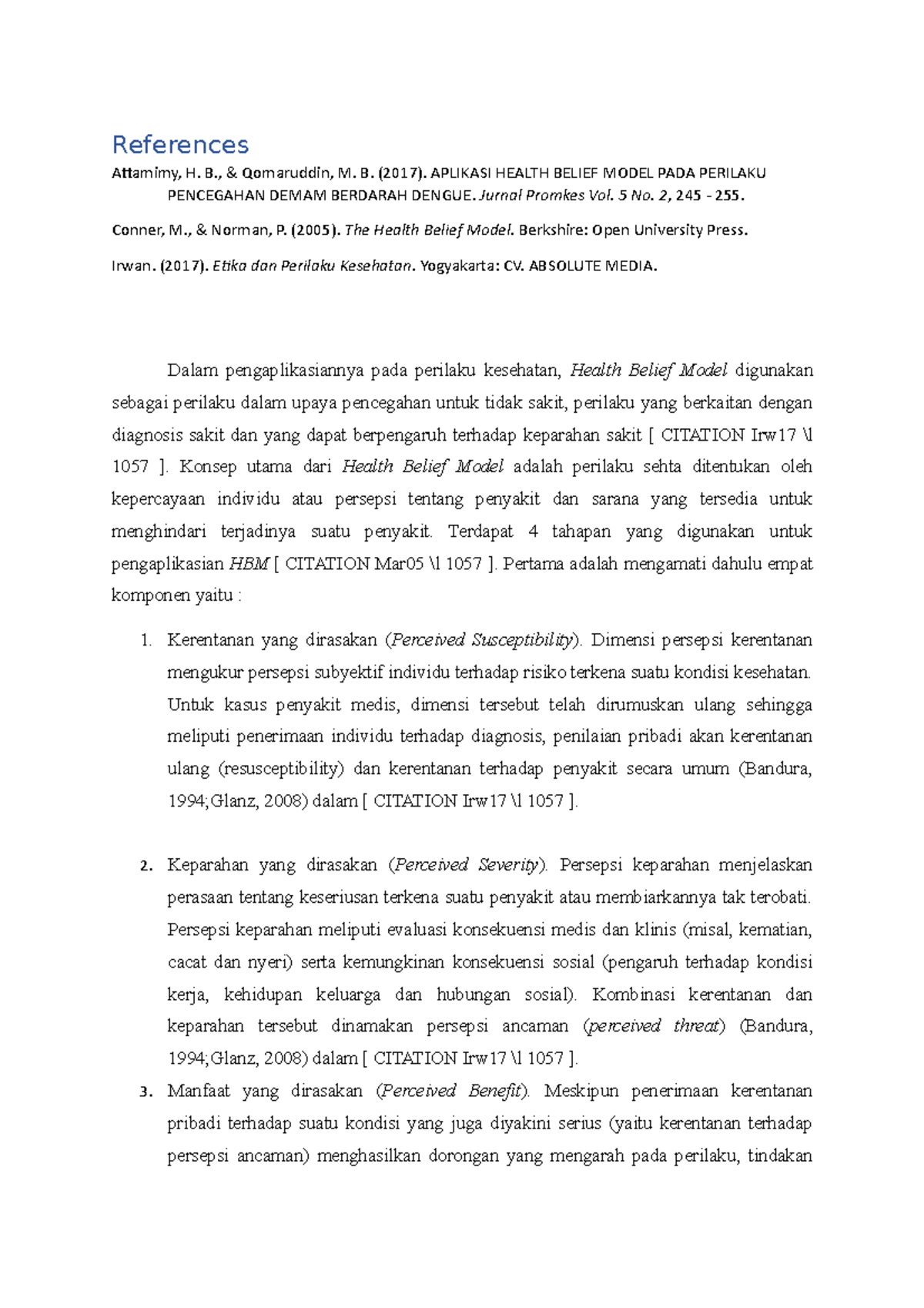 Materi Aplikasi HBM - References Attamimy, H. B., & Qomaruddin, M. B ...