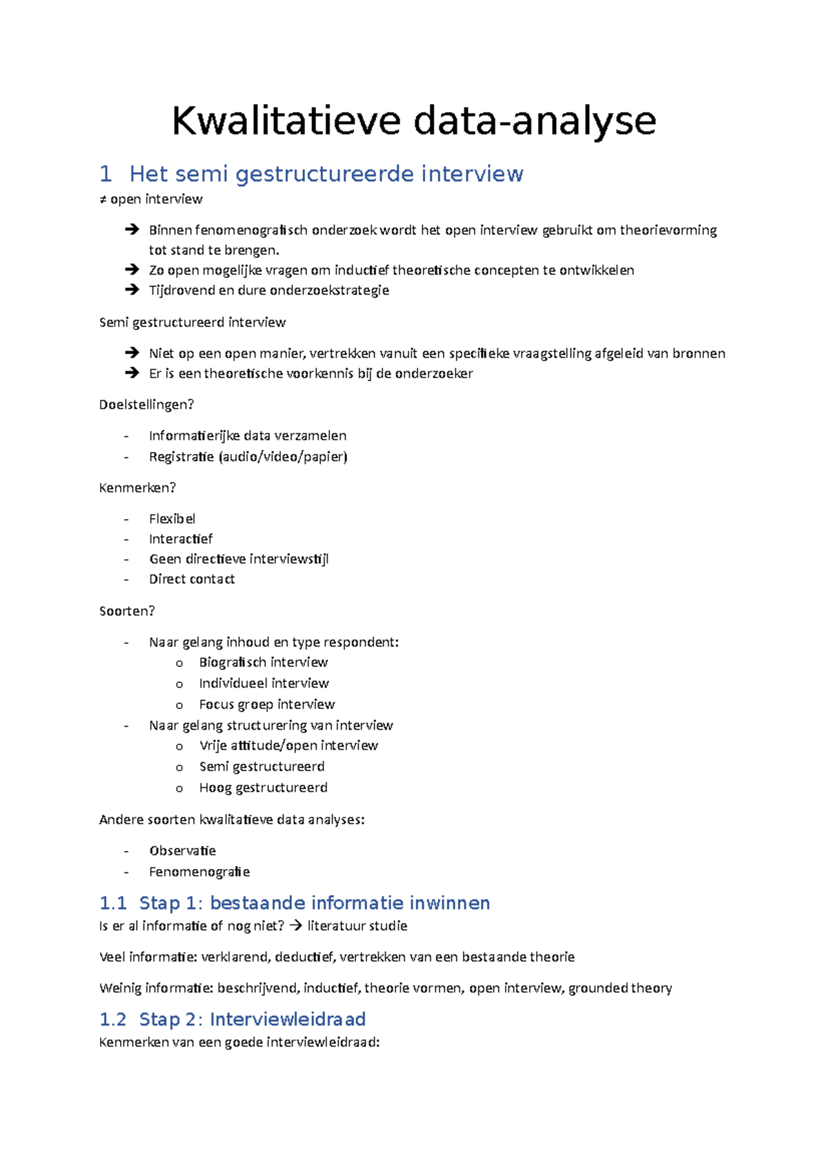 kwalitatieve data analyse  Kwalitatieve dataanalyse 1 Het semi