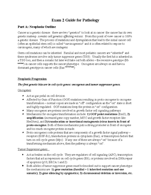 General pathology notes - General Pathology 