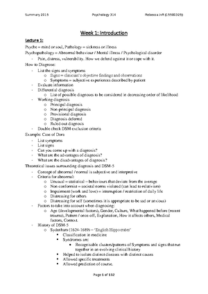 Example of a clinical interview transcript - TUTORIAL ASSIGNMENT 1 ...