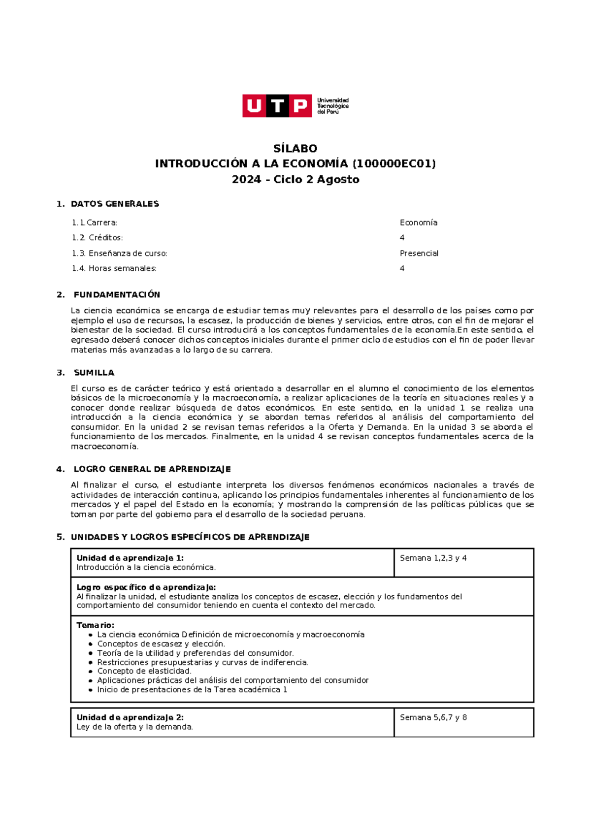 Introducci nalaeconom a 100000 EC01 S LABO INTRODUCCI N A LA ECONOM A 