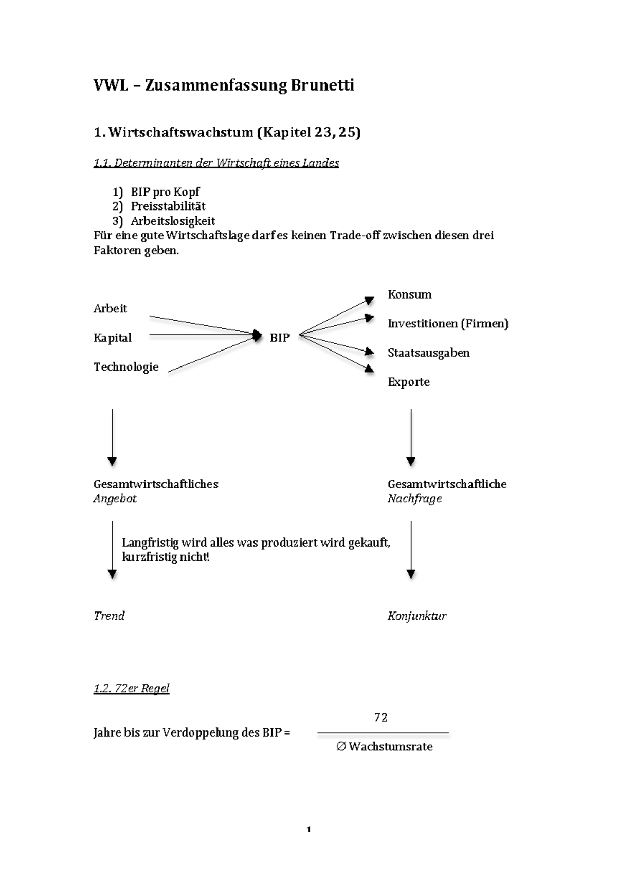 Vwl 1 Einfuehrung In Die Volkswirtschaftslehre Hs 4b3f51753824 B - VWL ...