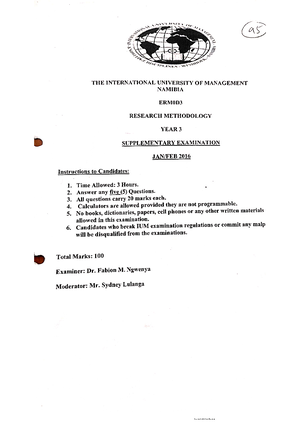 Research question paper 2 - Research Methodology in Education - Studocu