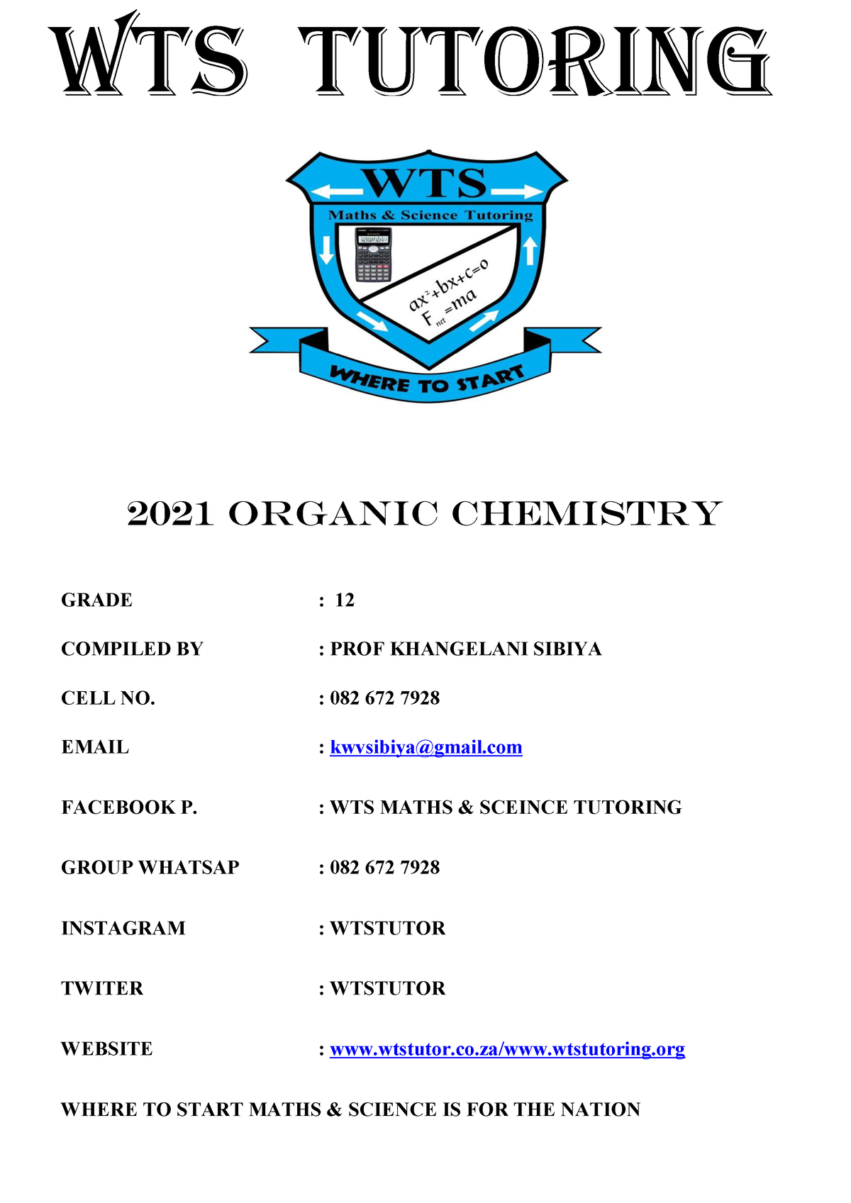 research papers about organic chemistry