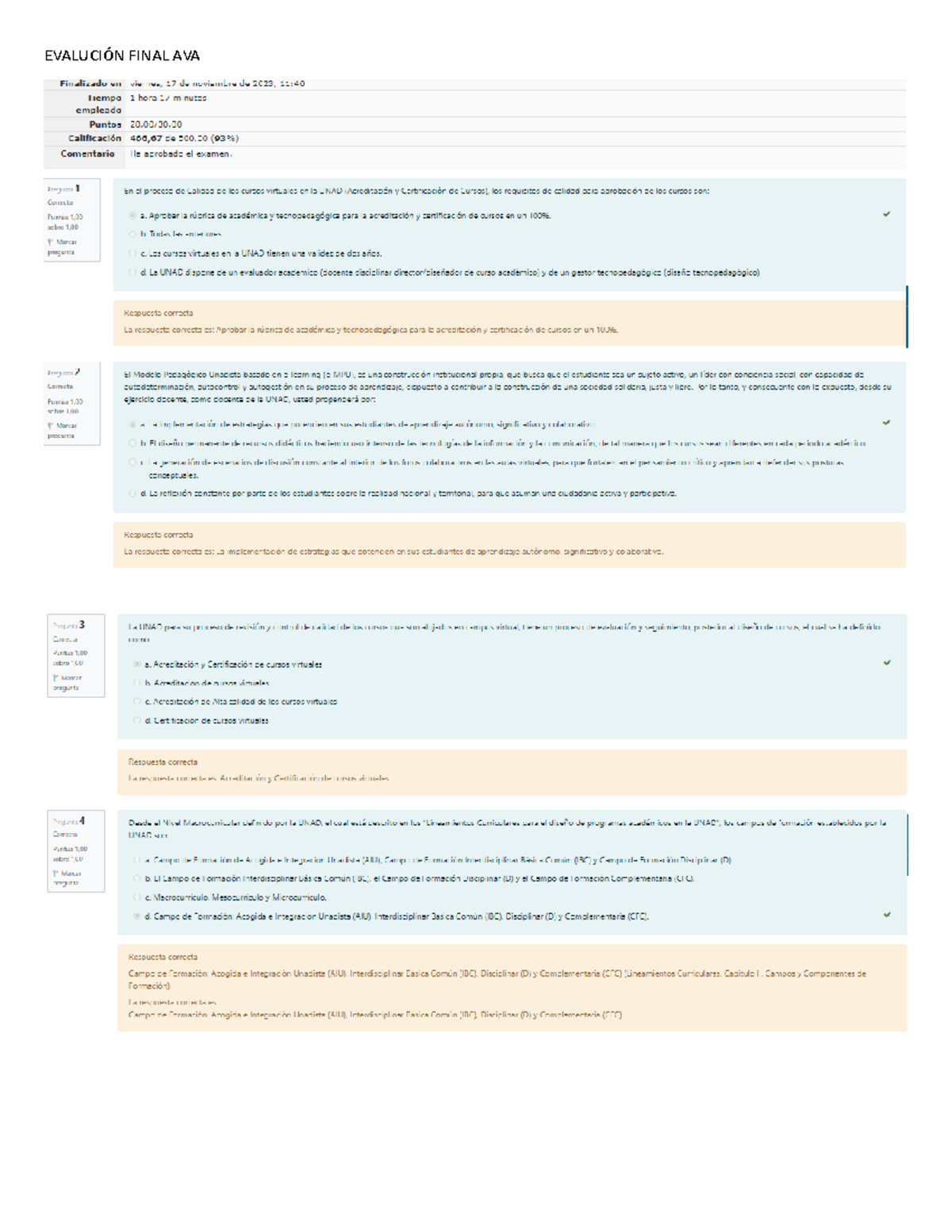 Evaluci N Final Ava El Docente Tutor Como Gestor De Cursos En Ava