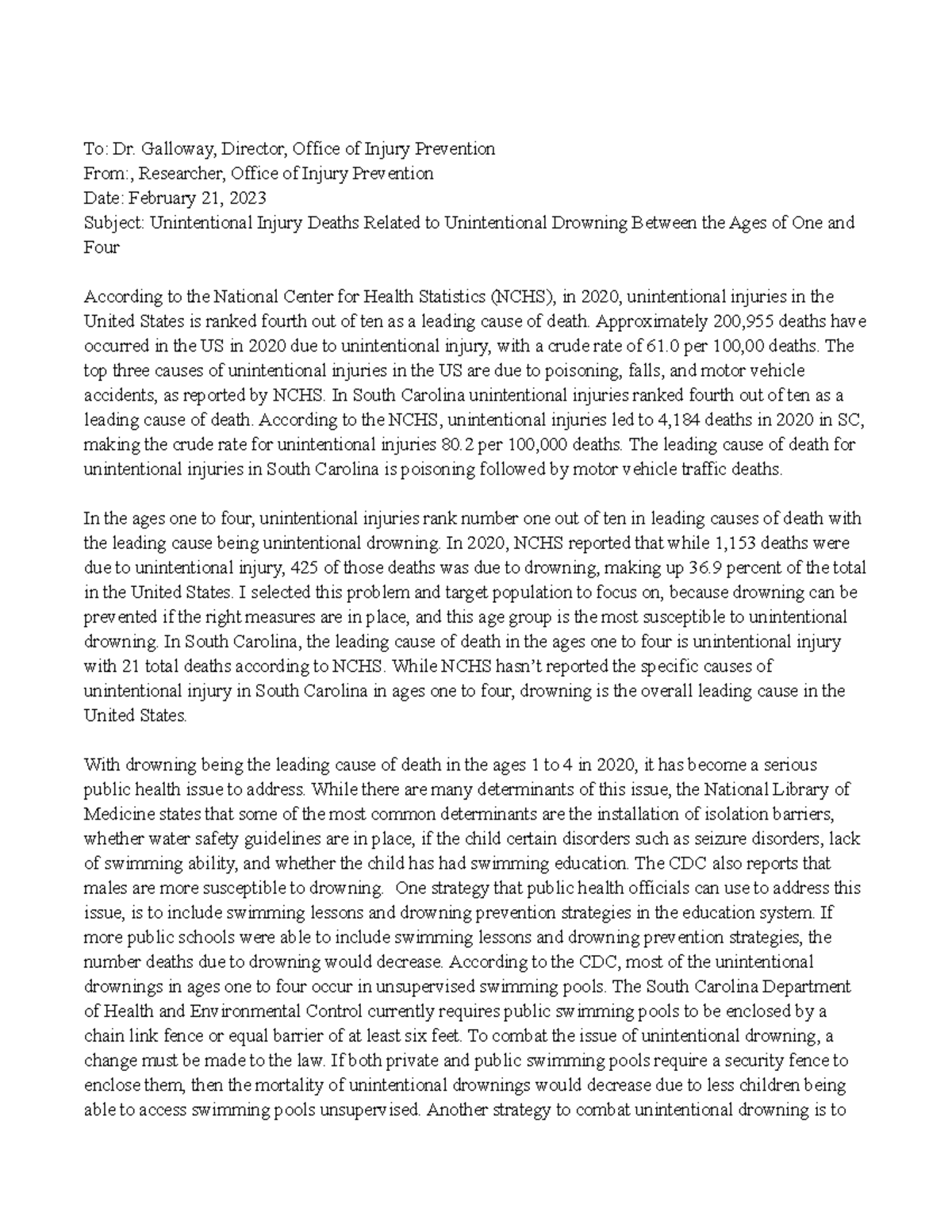 Is This The End Of The Tot Od/Swp Dr Memo Chase? - st06ce0
