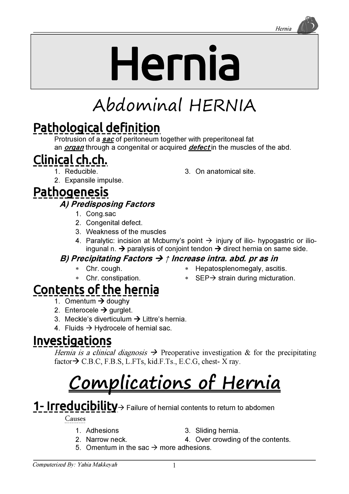 thesis topics on hernia