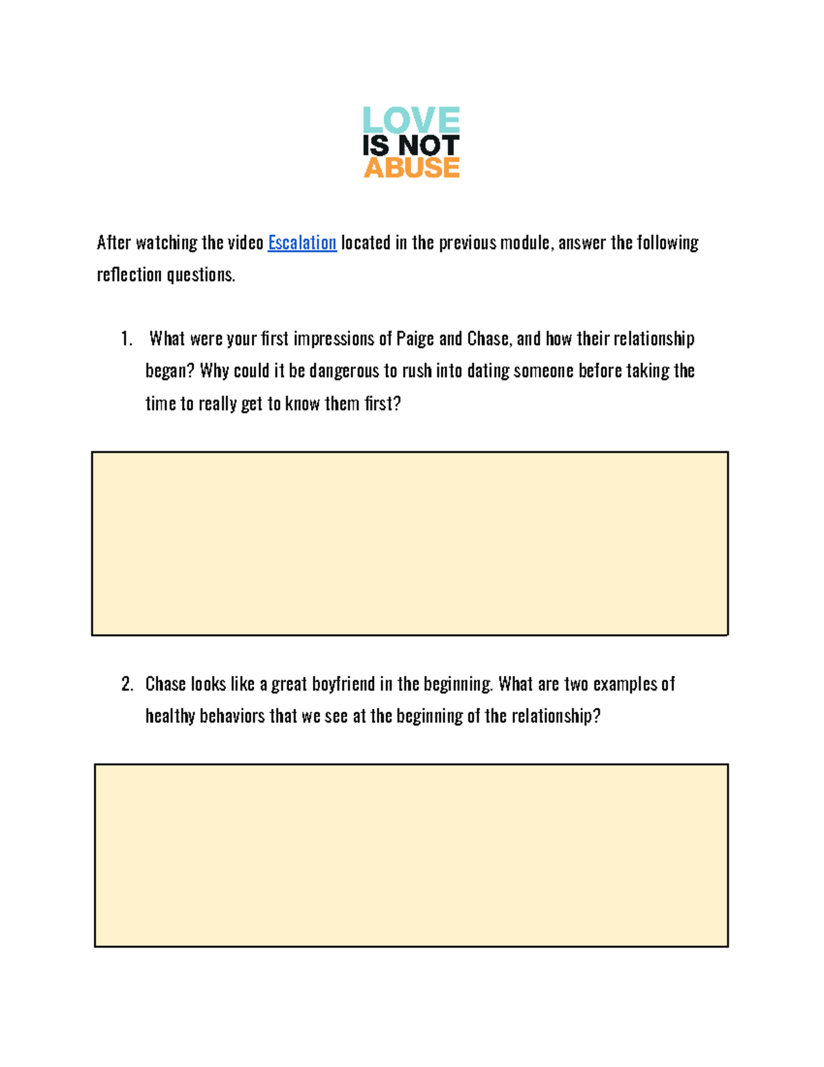 4.3.3- Escalation Reflection (2C) (Summative)- 2c escalation reflection ...