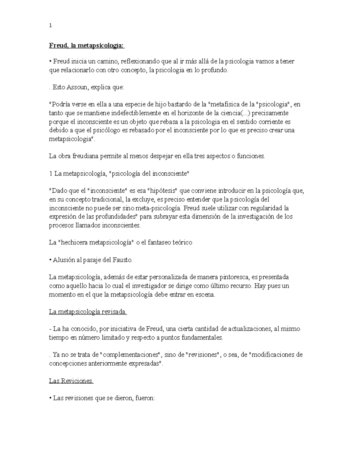 1.2. La Métapsychologie Cartes