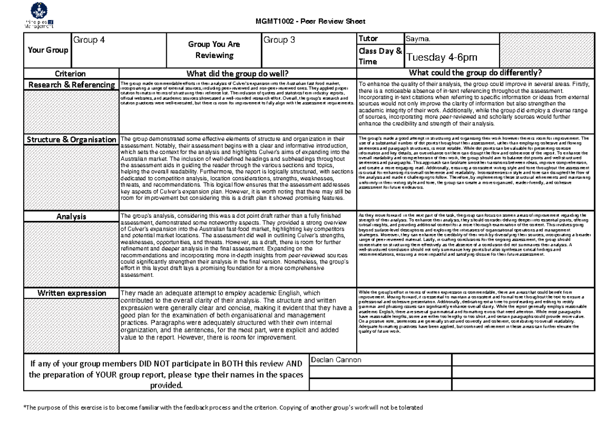 Peer reveiw - fThe Value of Land Land is a resource from which we ...