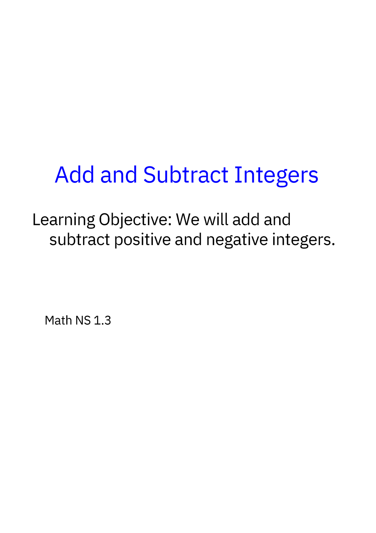 addition-and-subtraction-of-integers-add-and-subtract-integers