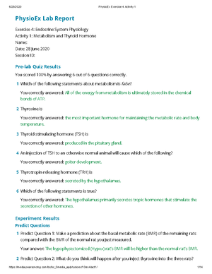 Physio Ex Exercise 4 Activity 1 - Physioex Lab Report Experiment Results  Predict Questions You - Studocu Physio Ex Exercise 4 Activity 1 - Physioex Lab Report Experiment Results  Predict Questions You - Studocu
