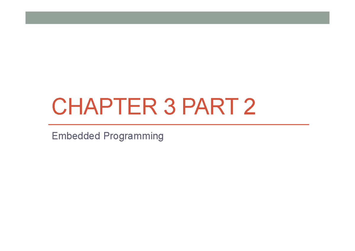 Chapter 3-part 2 - eee - Computer Science - Studocu