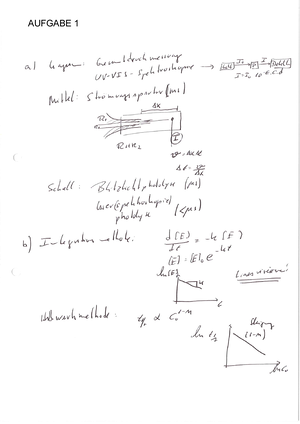 Bungsblatt 1 - WS 2015/16, Prof. Dr. M. Motzkus, Dr. T. Buckup ...