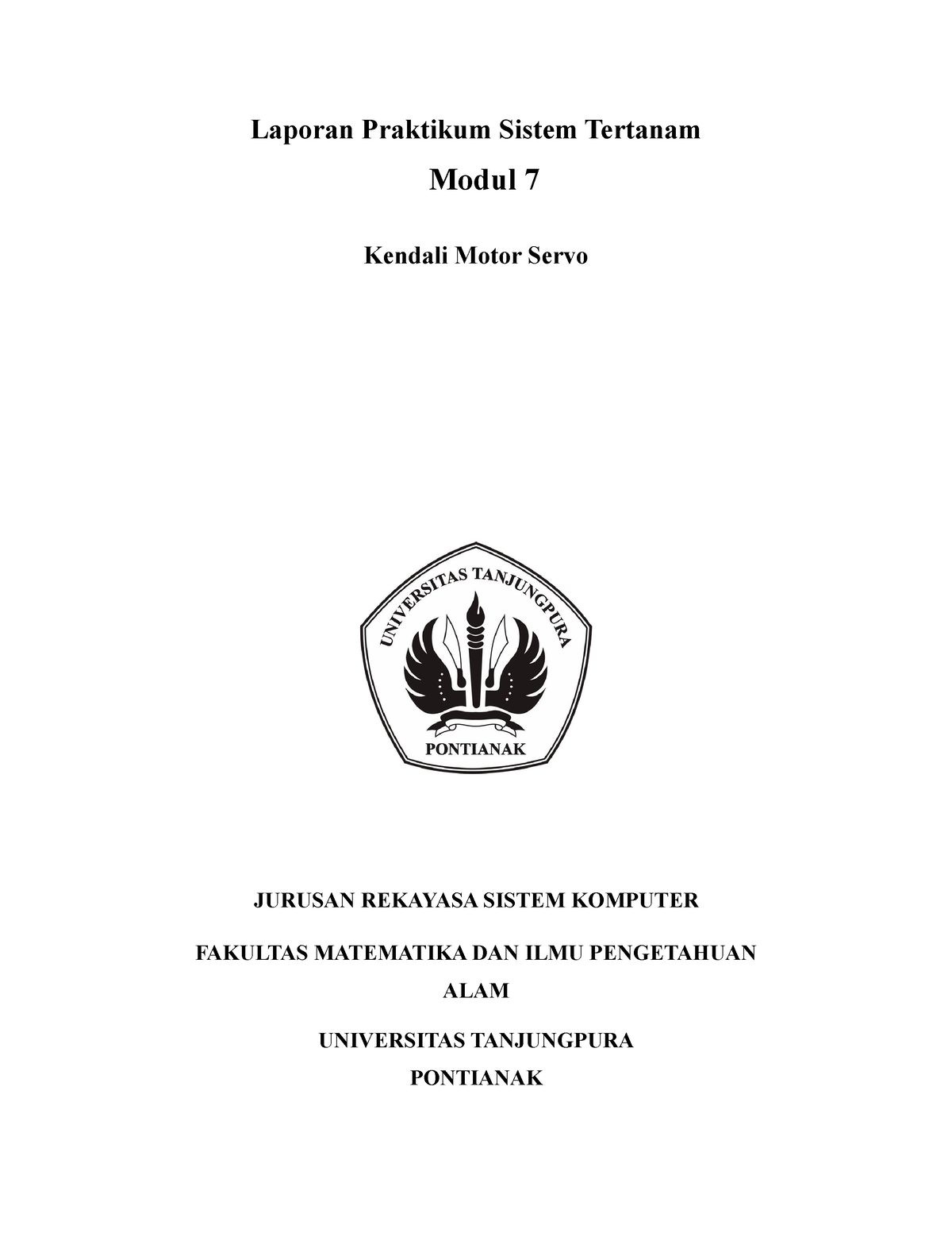 Laporan Praktikum Sistem Tertanam 7 - Laporan Praktikum Sistem Tertanam ...