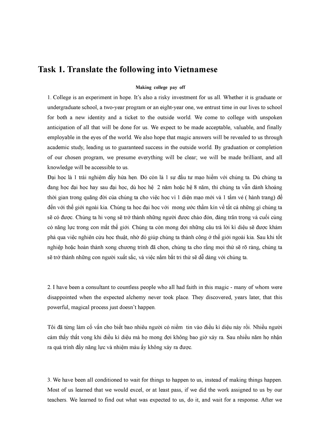 thesis translate vietnamese