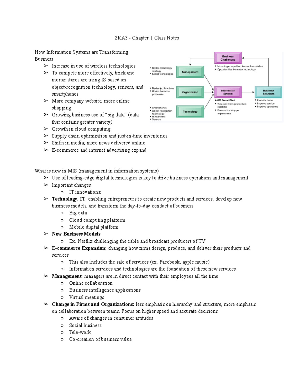 2KA3 - Chapter 1 Class Notes - 2KA3 - Chapter 1 Class Notes How ...