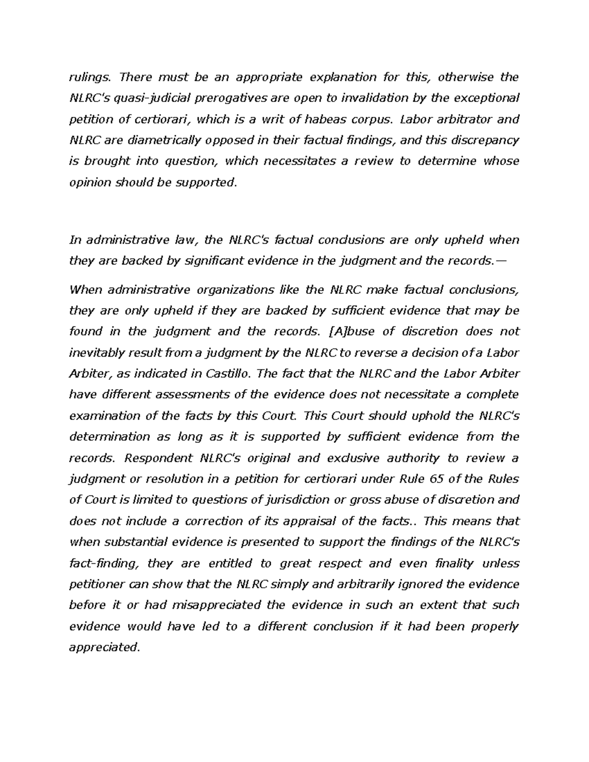 CASE Doctrines Lecture notes 3 rulings. There must be an