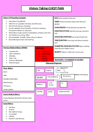 Breathlessness Hx - Osce prep work history taking - History Taking ...