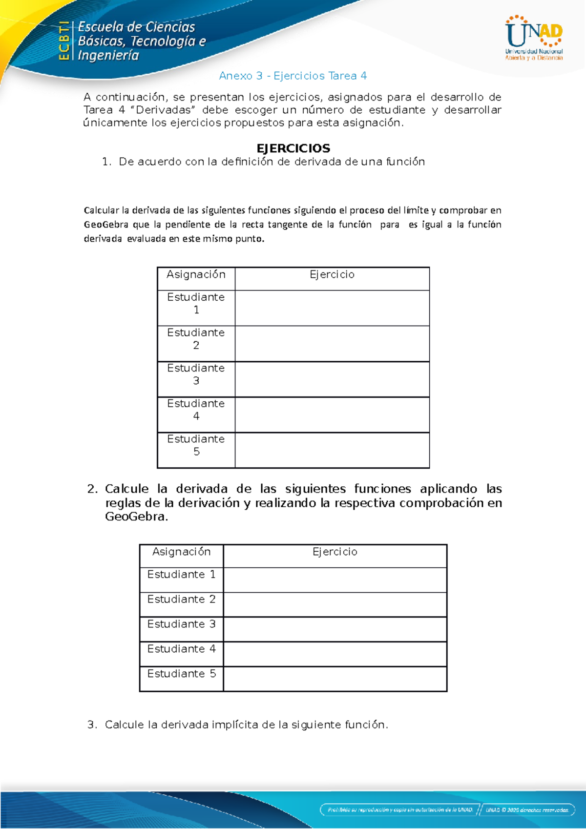 Anexo 3 - Ejercicio Tarea 4 - Anexo 3 - Ejercicios Tarea 4 A ...