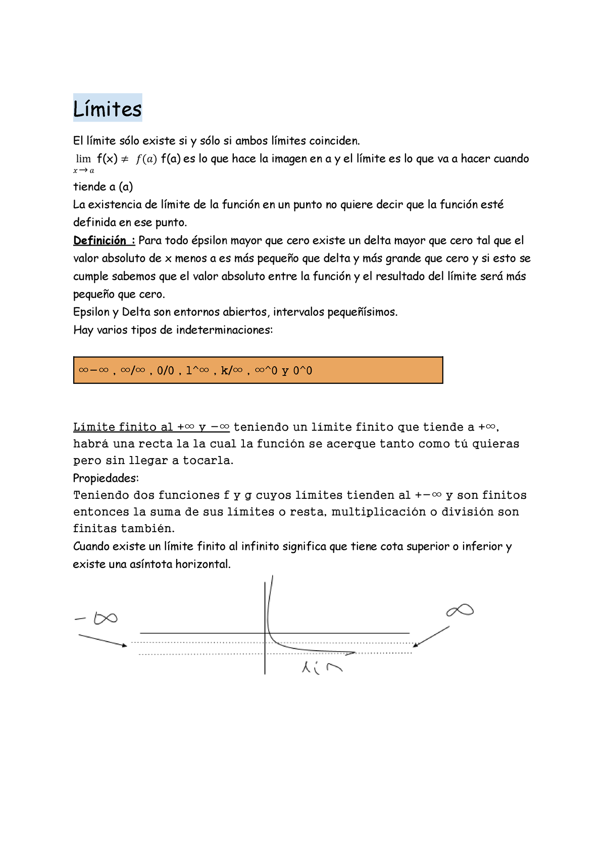 Calculo De Una Variable Parte 3 (limites) - Límites El Límite Sólo ...