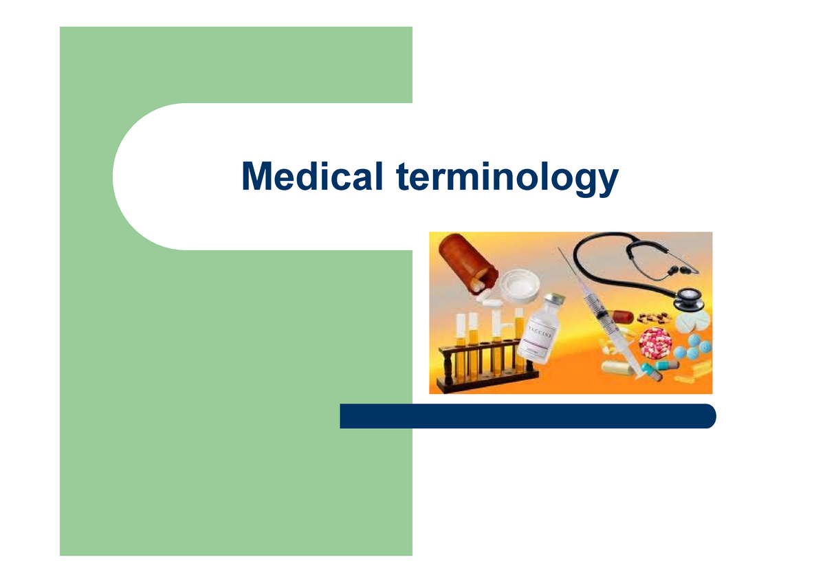 thesis in medical terminology