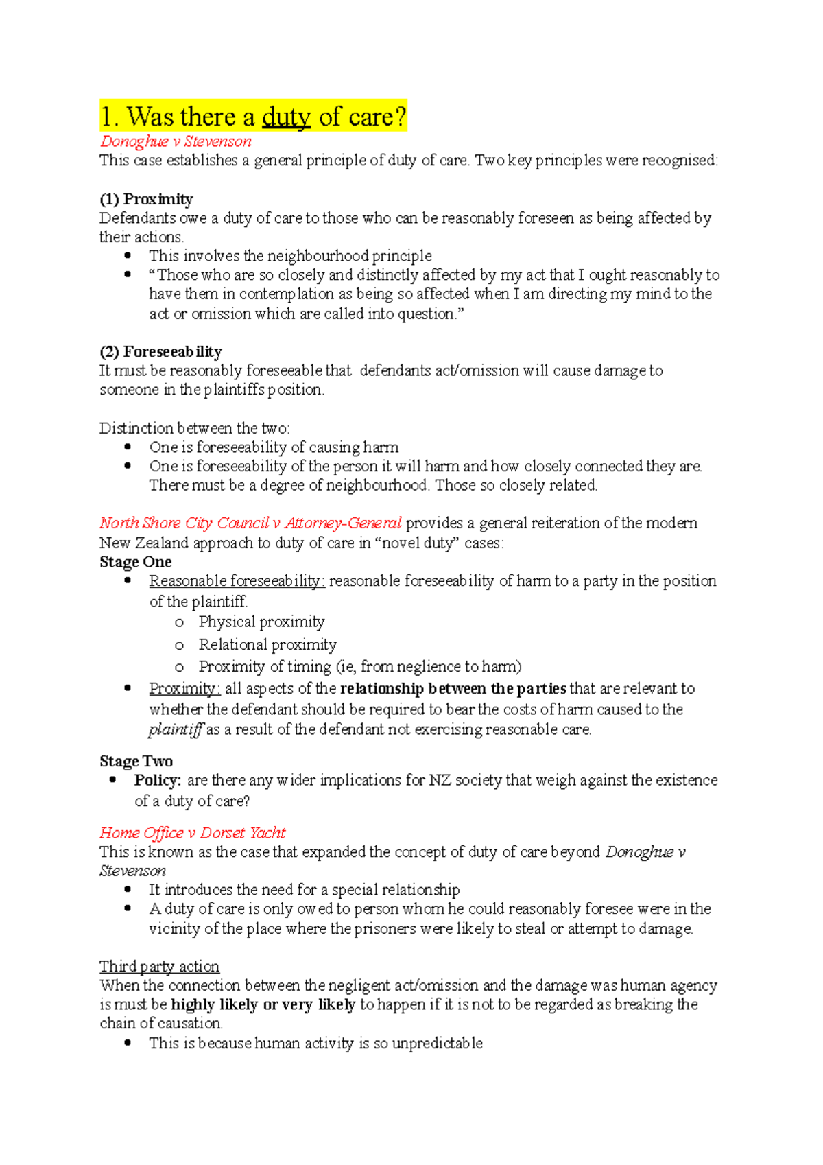 principles-and-law-summaries-for-test-1-was-there-a-duty-of-care