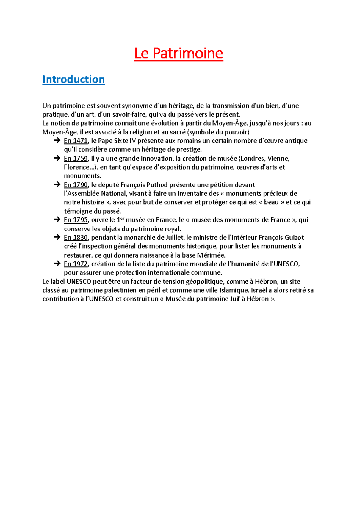 plan dissertation patrimoine hggsp