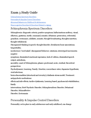 Psychopathology Notes - 10 3/14 Mood Disorders Ch. 5 And Breedlove Ch ...