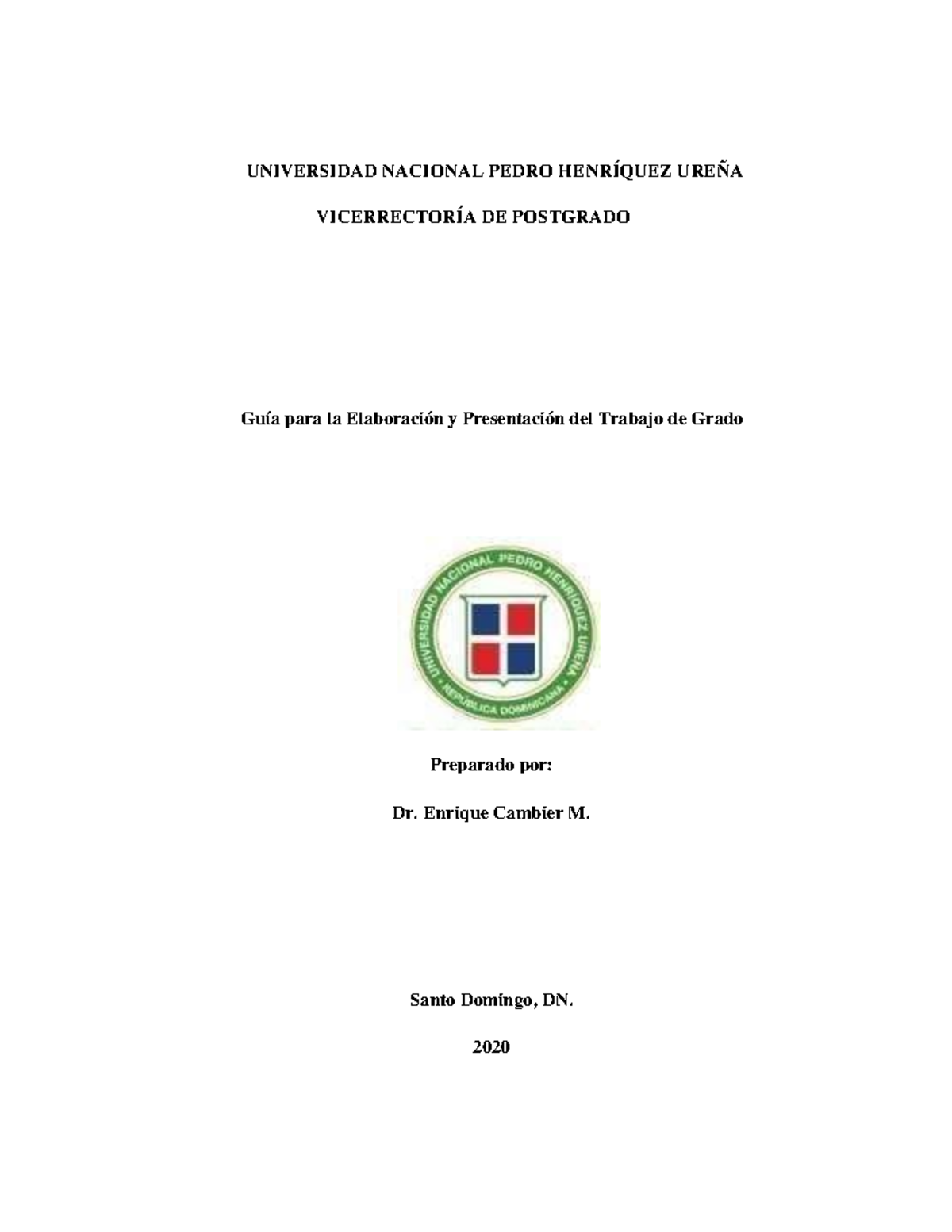 Aspectos Formales Para La Elaboración Y Presentación De Tesis De Postgrado Final V12 7585