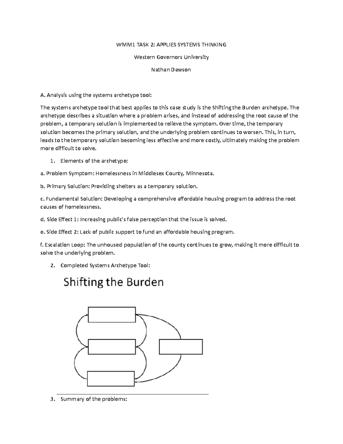 Solved What is the underlying problem in this case from