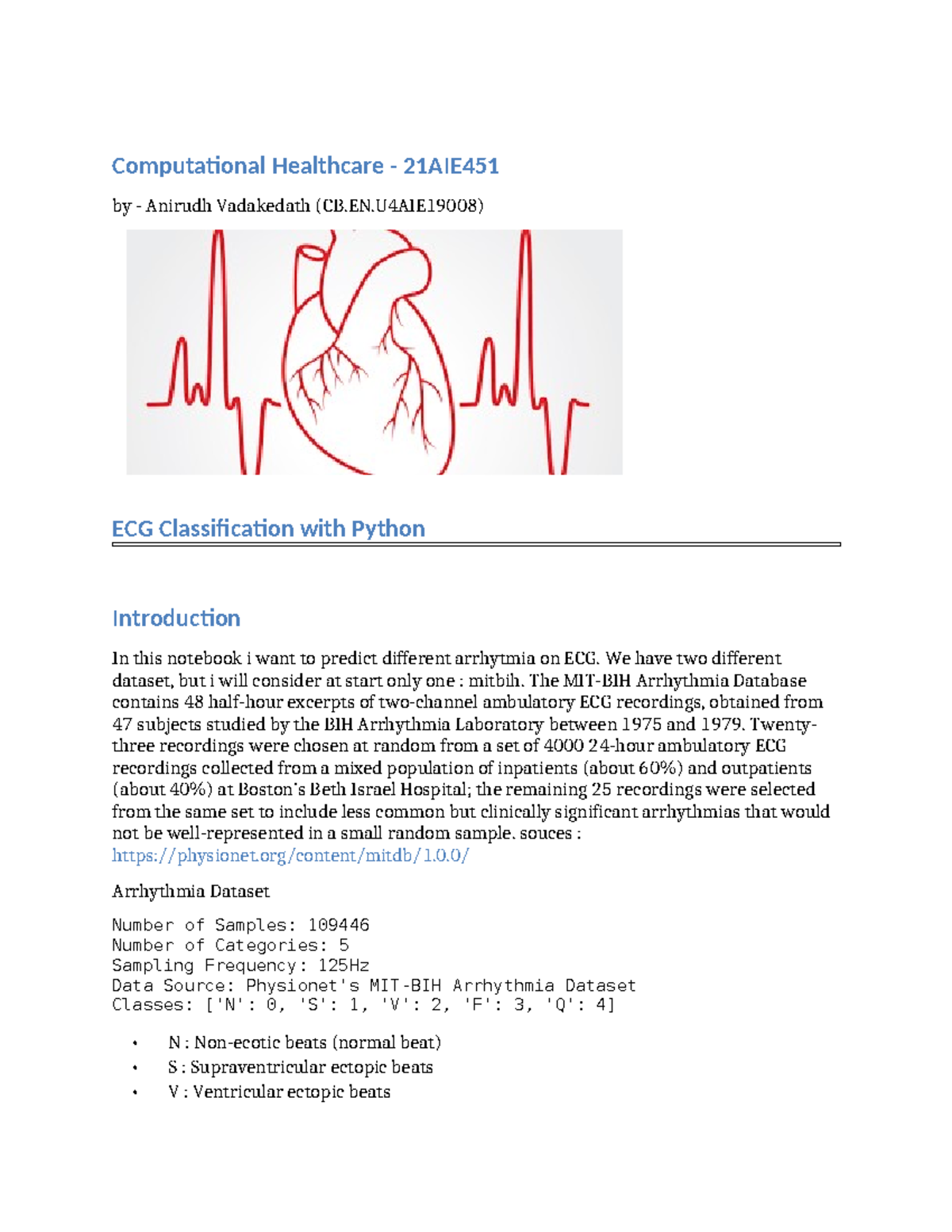 Anirudh Vadakedath - [CB - EN) ECG Classification with Python ...