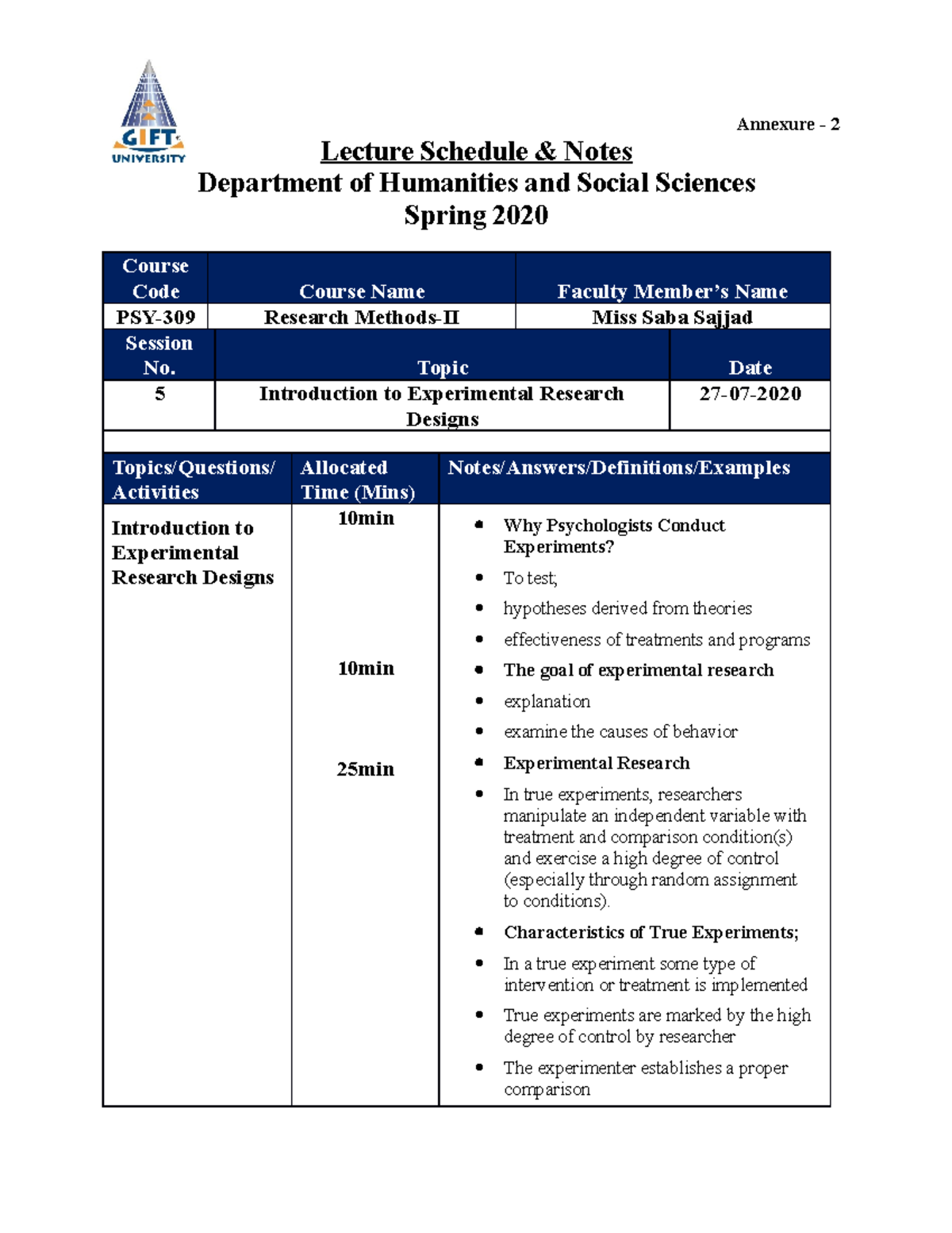 research methodology sample experimental