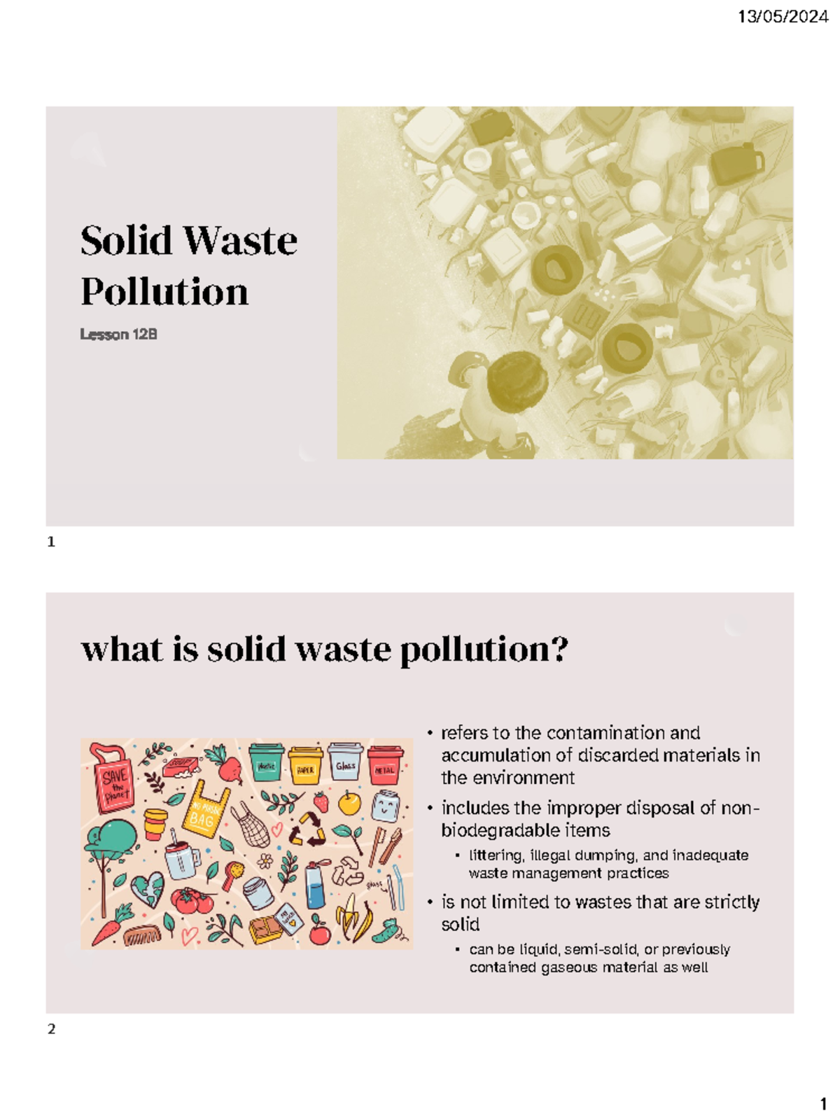 L12B Solid Waste Pollution - Solid Waste Pollution what is solid waste ...