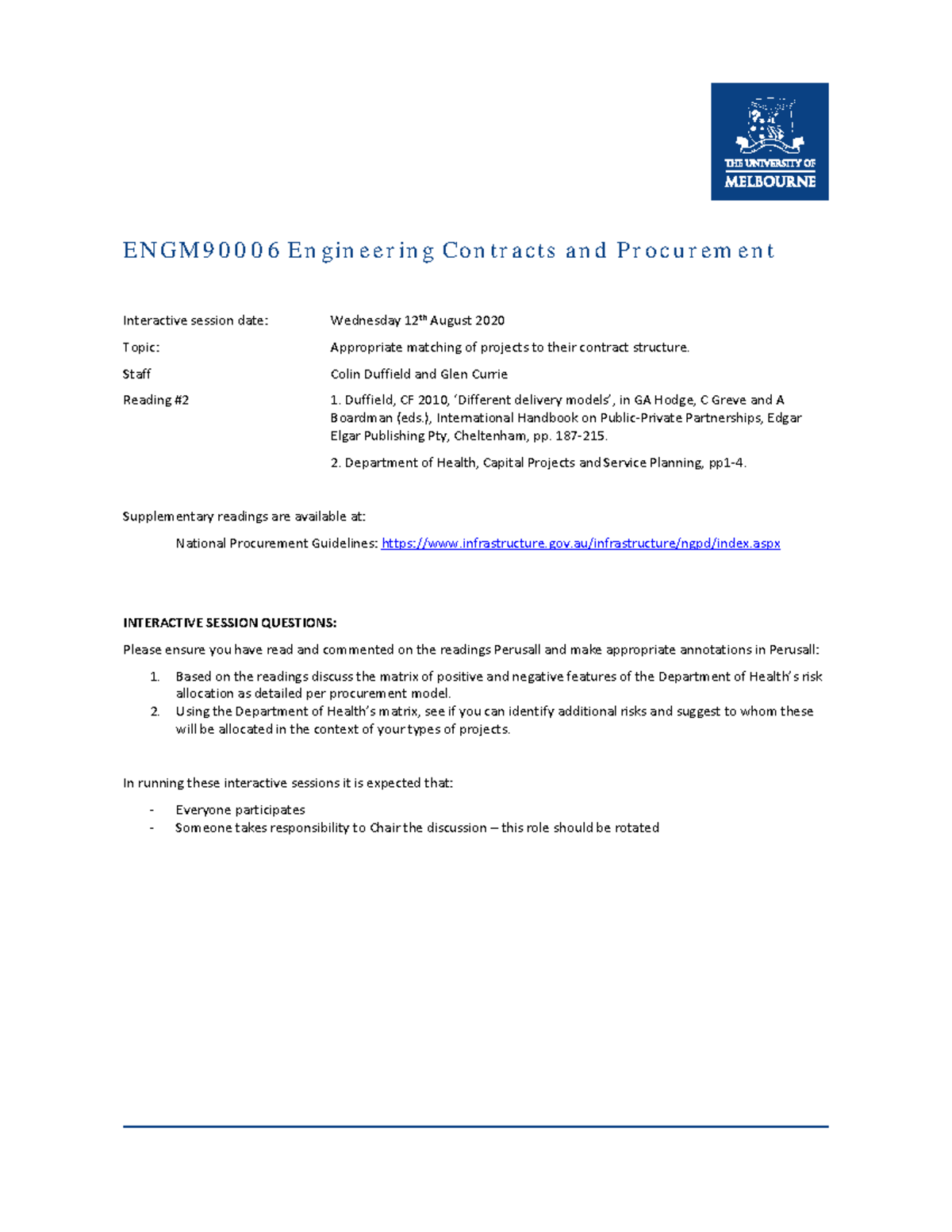Reading number 2 - Lecture notes 2 - Warning: TT: undefined function ...