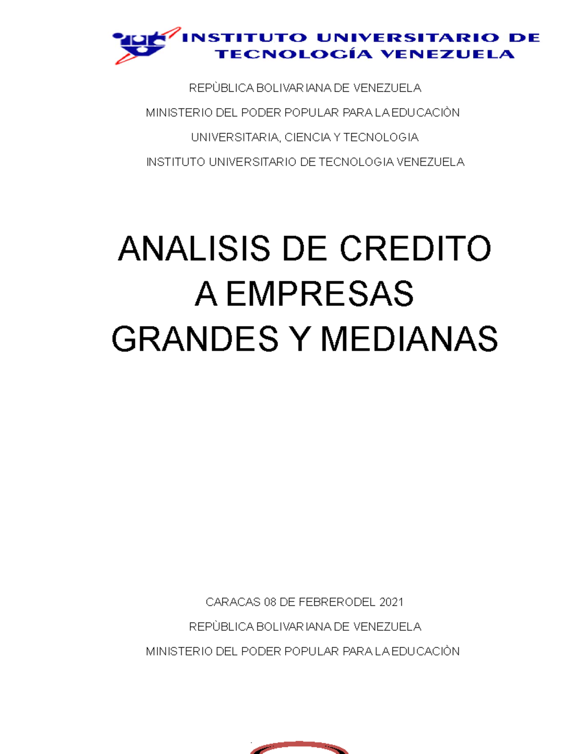 4 modulo kevin merchan} - REPÙBLICA BOLIVARIANA DE VENEZUELA MINISTERIO ...