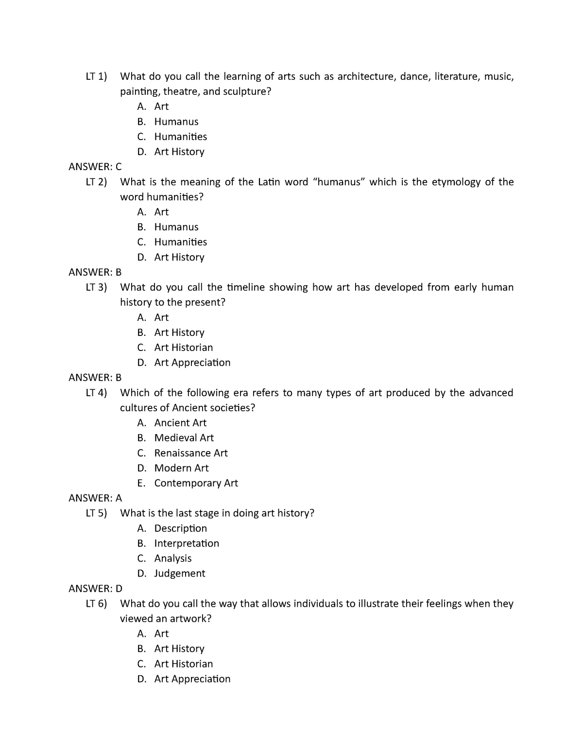 unit-test-i-lt-1-what-do-you-call-the-learning-of-arts-such-as