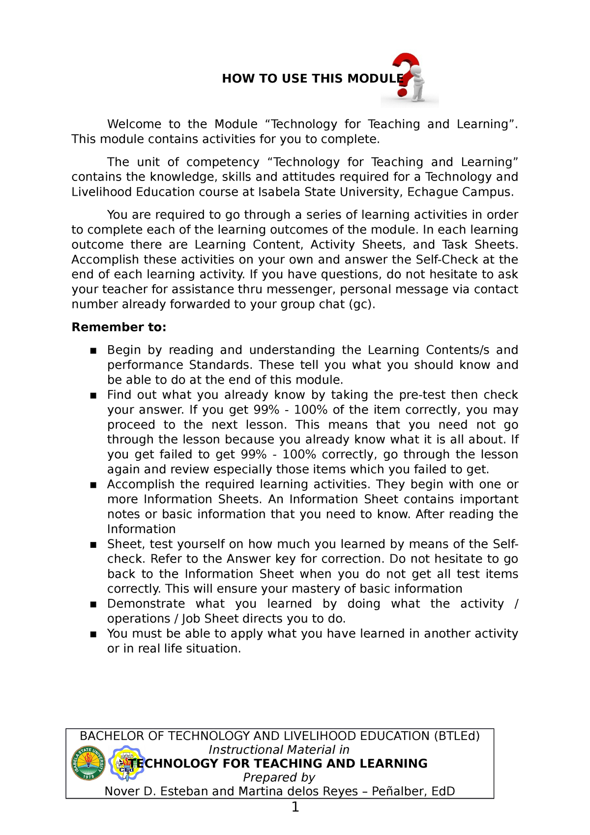 Module_in_teaching_and_learning_1_CHAPTER_1 Chapter 1-4 Chapter 1, 2, 3 ...