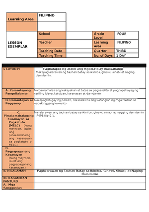 A Detailed Lesson in English Homographs-1 - A Detailed Lesson Plan in ...