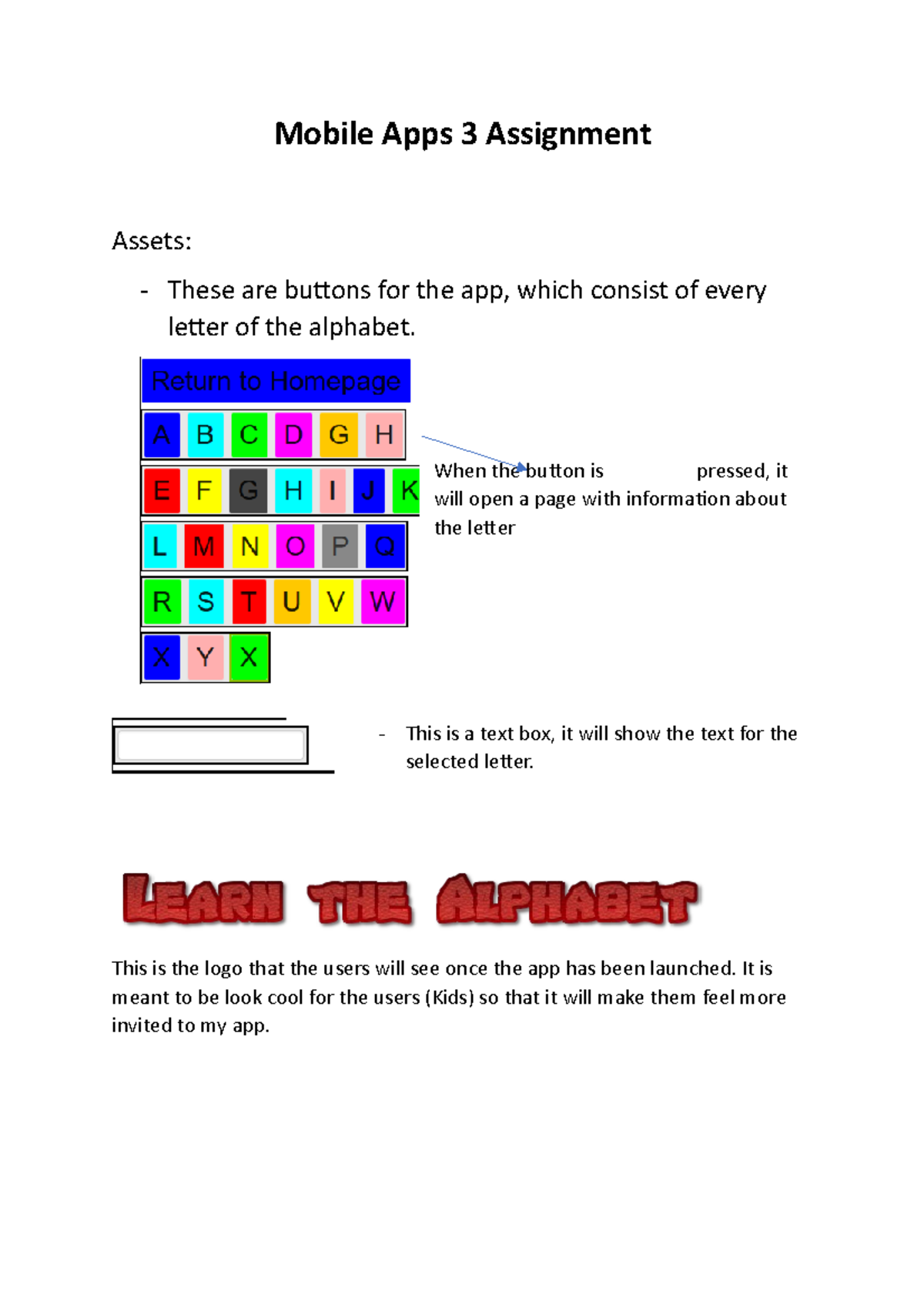 Mobile Apps 3 Assignment - Mobile Apps 3 Assignment Assets: - These are ...