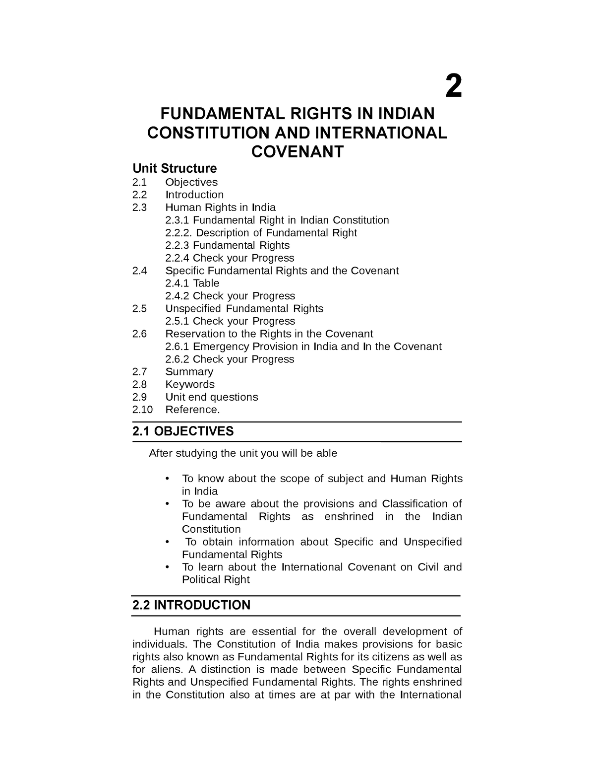 dissertation on fundamental rights in india