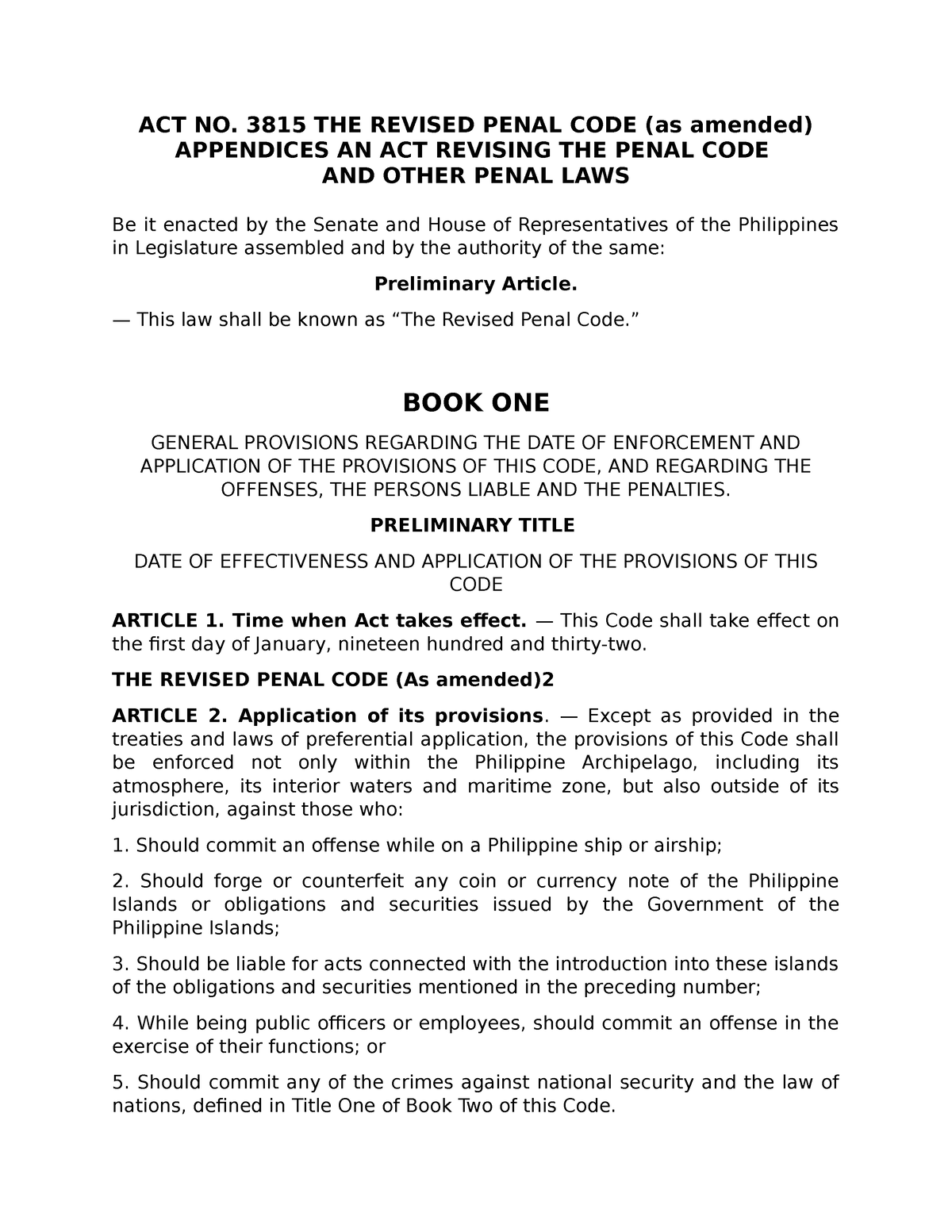 act-no-3815-the-revised-penal-code-as-amended-act-no-3815-the