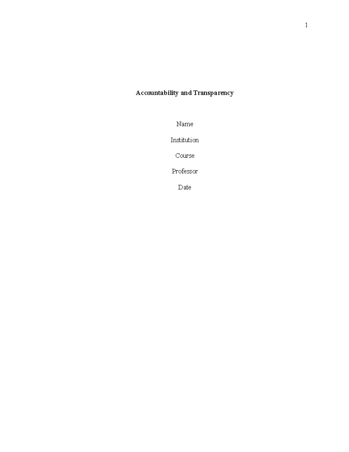 Accountability and Transparency in Corporate Governance.edited ...