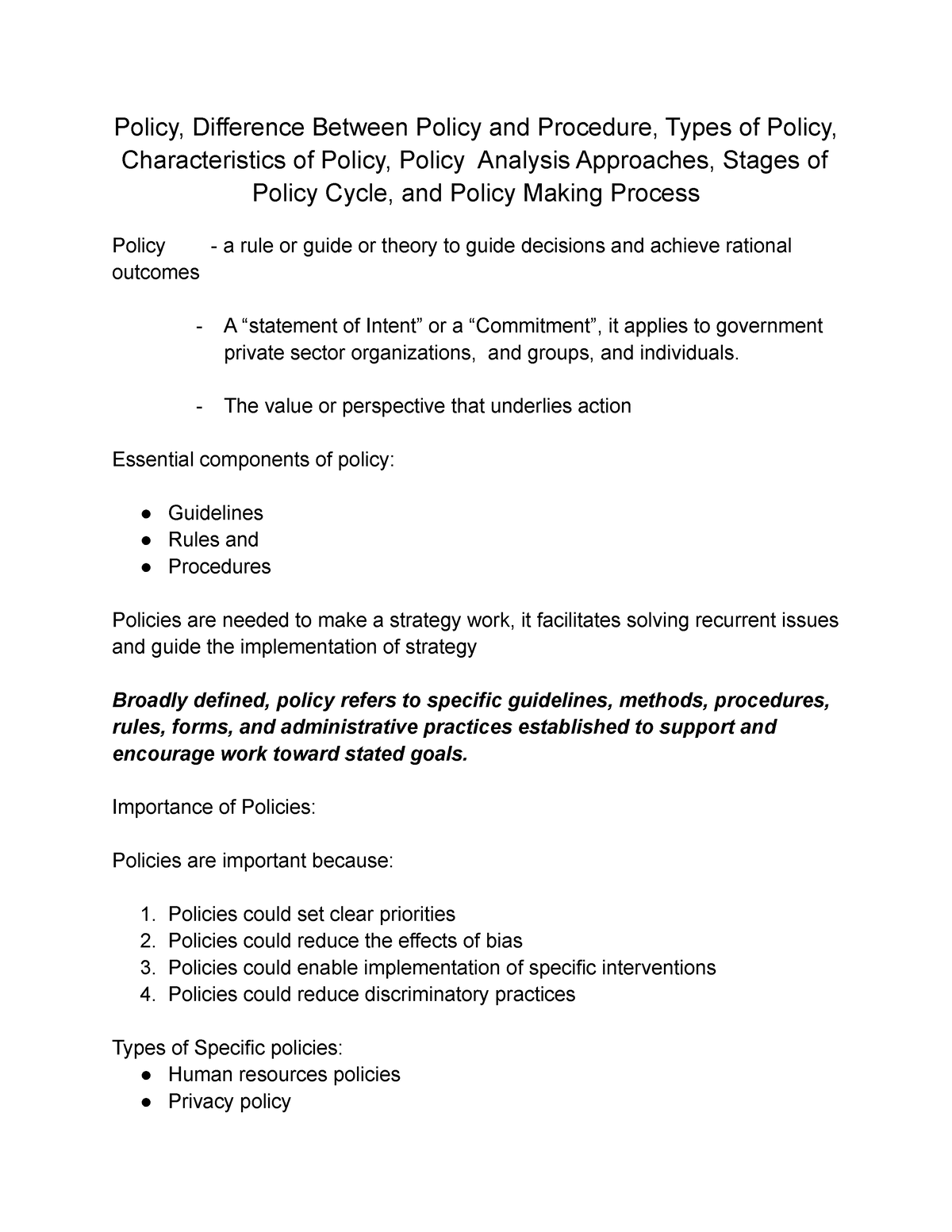 policy-difference-between-policy-and-procedure-types-of-policy