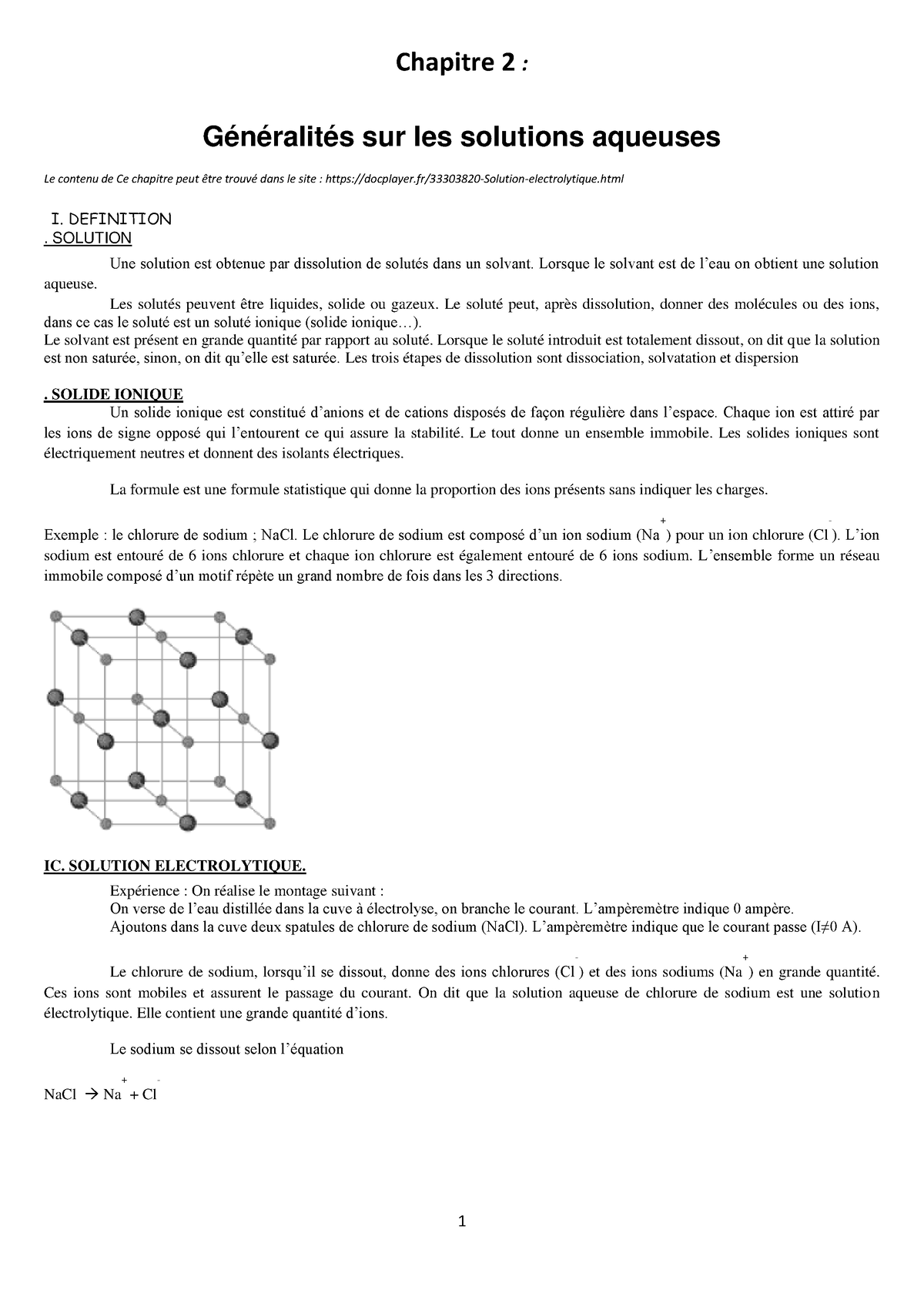 Chapitre Serie Exercices Solution Chapitre G N Ralit S Sur Les