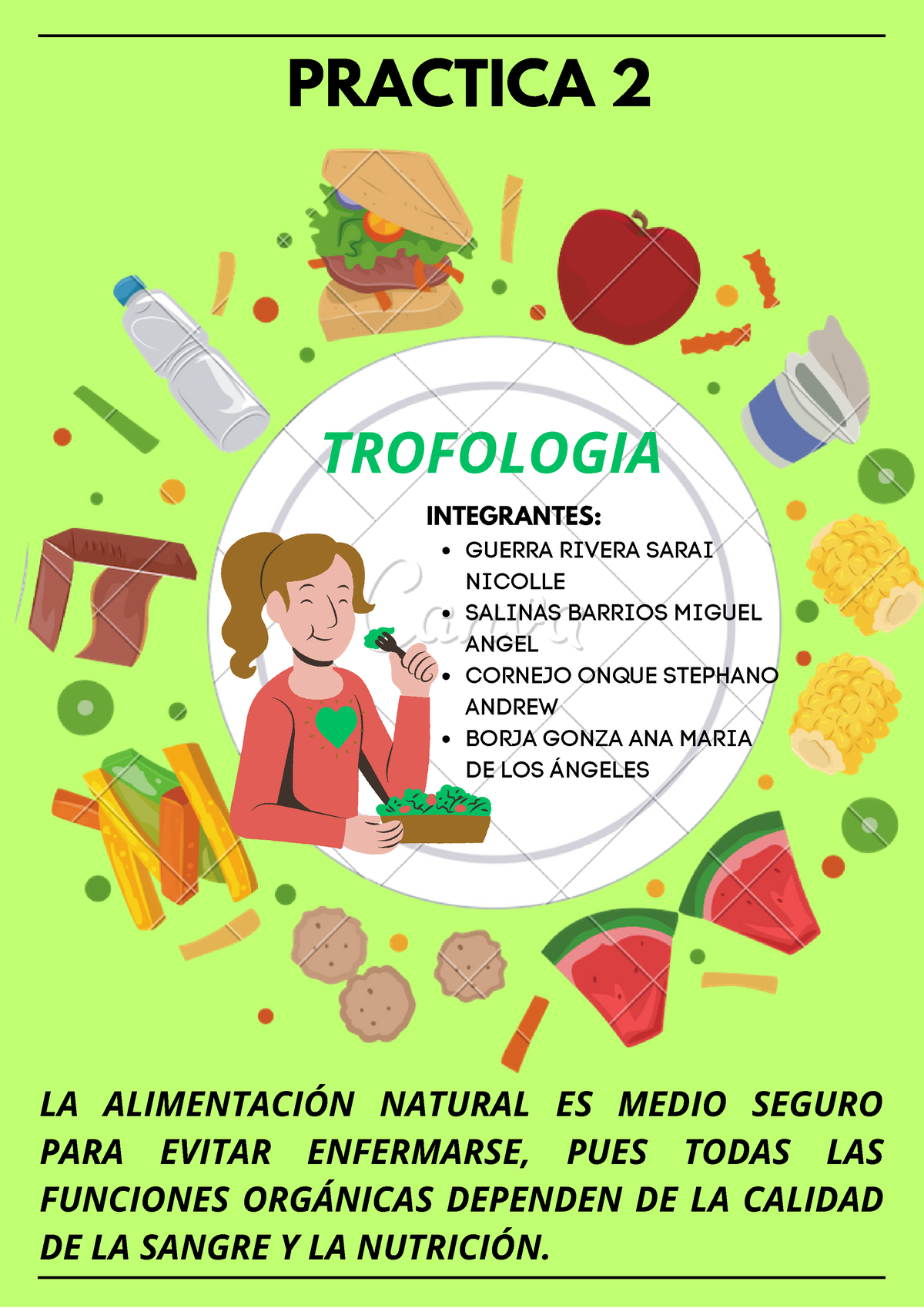 Practica 2 DE Terapias - TROFOLOGIA EN NUTRICION - PRACTICA 2 ...