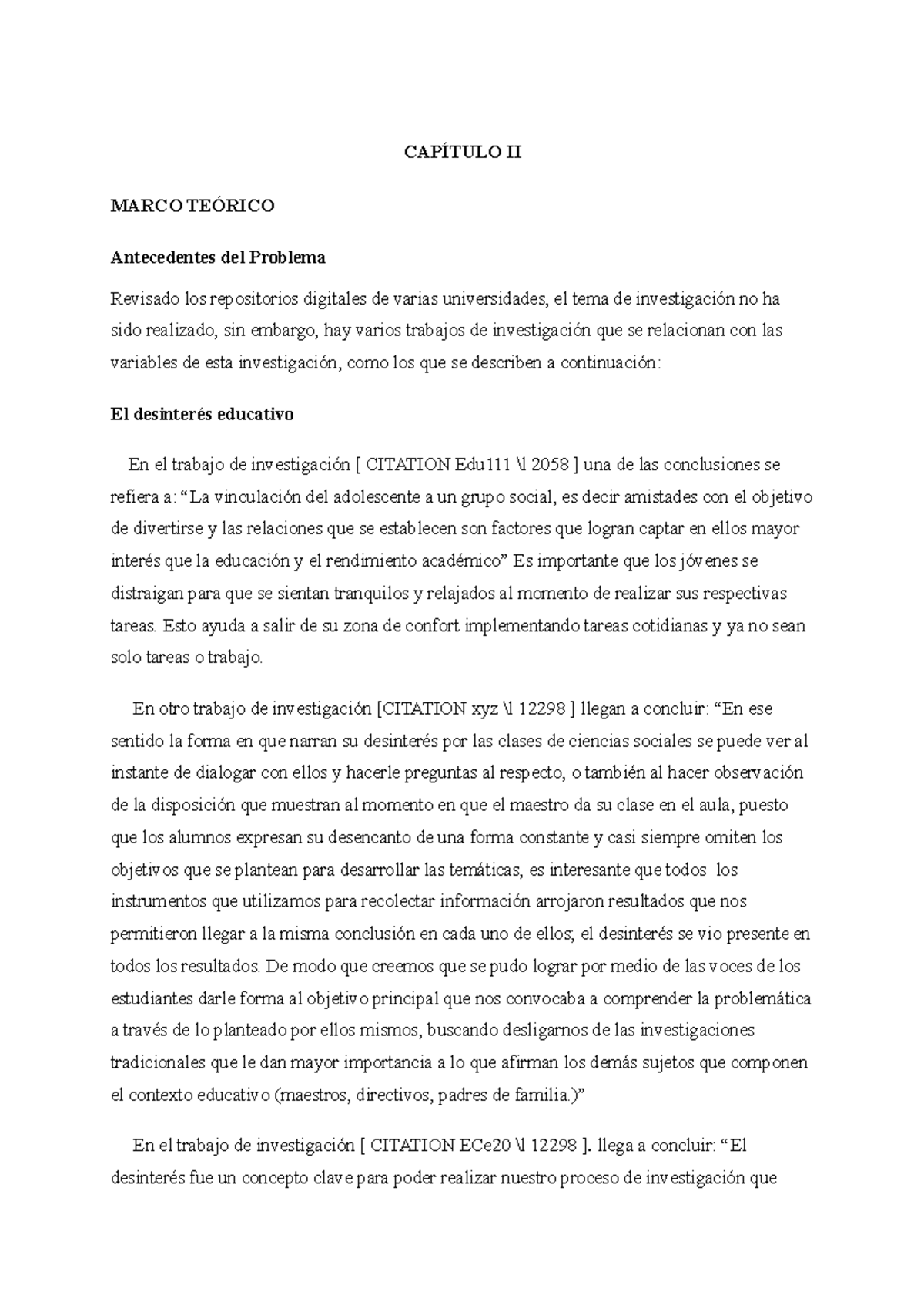 Capitulo Ii De La Investigación Propuesta Para Realizar Como Deber Y ...